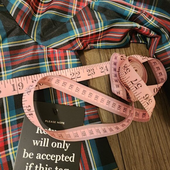 Tuckernuck Highland Tartan Palmerston Dress NWT Green XL - Picture 9 of 12